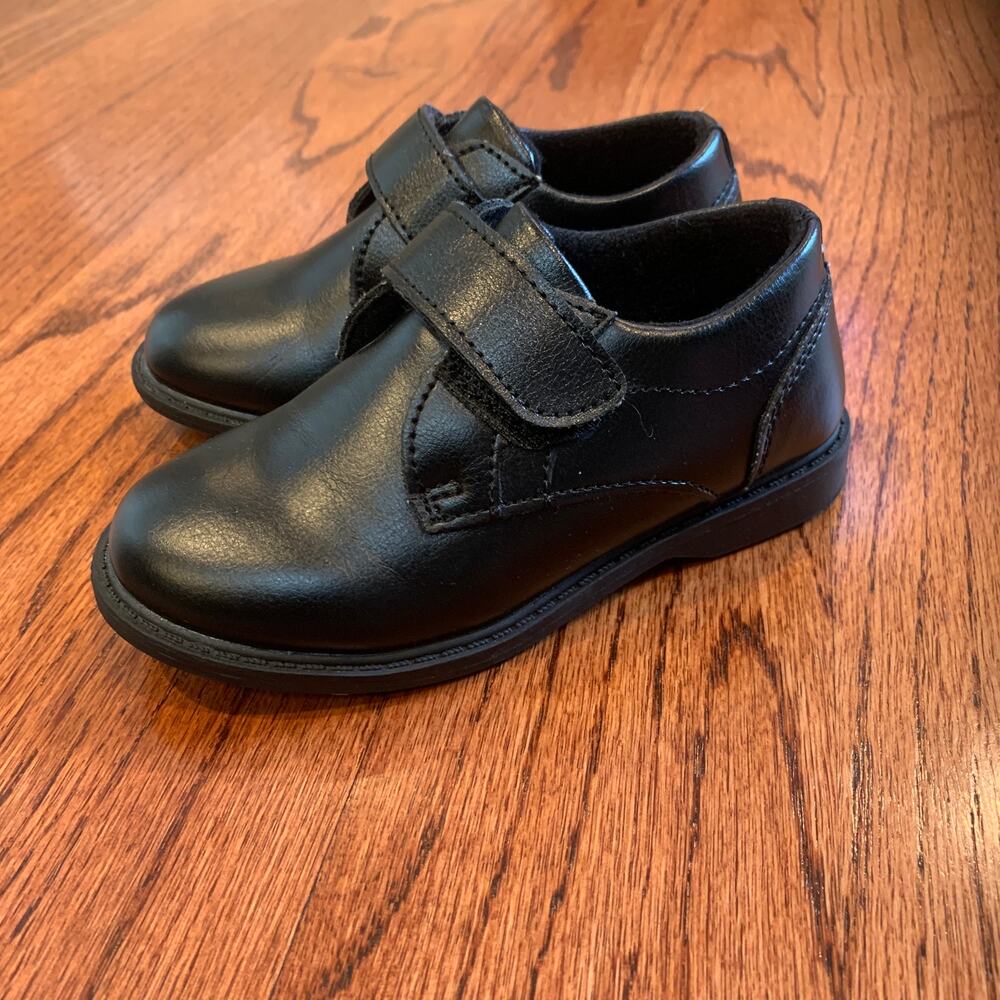 Max + Jake Boys Dress Shoes | Black | US 7T